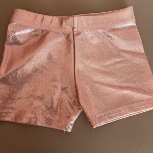 Dori metallic pink shorts